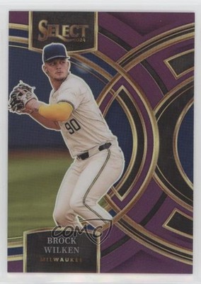 2024 Panini Select Premier Level Purple Prizm 70/99 Brock Wilken #58 1n8m