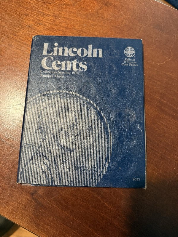 Whitman Lincoln Cent Collection Folder #3 Starting 1975