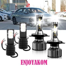 For Hyundai Elantra 1999 2000 LED Headlight Bulb Kit High Low Beam Fog Light