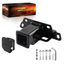 Class 3 Trailer Hitch, 2 Inch Receiver with Cover, Tow Hitch Receiver for