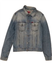 MUSTANG Herren Jeansjacke UK 38 mittelblau Baumwolle AD04