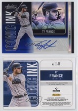 2022 Panini Absolute Iconic Ink Spectrum Blue /75 Ty France #II-TF Auto