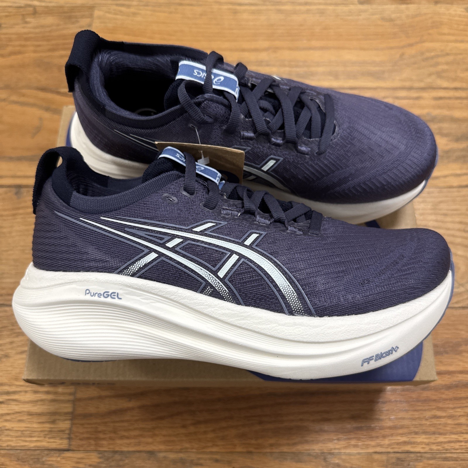 Asics Gel-Nimbus 27 - Indigo Fog/Cool Grey - Women’s 6 B US (New)