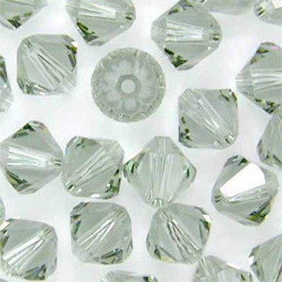 15 SWAROVSKI ZWEIKEGEL 8mm KRISTALL PERLEN SCHWARZ DIAMANT SUPER ANGEBOT