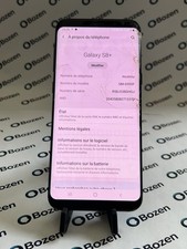 SMARTPHONE SAMSUNG GALAXY S8 PLUS SM-G955F 64 Go VITRE ÉCRAN FISSURÉE