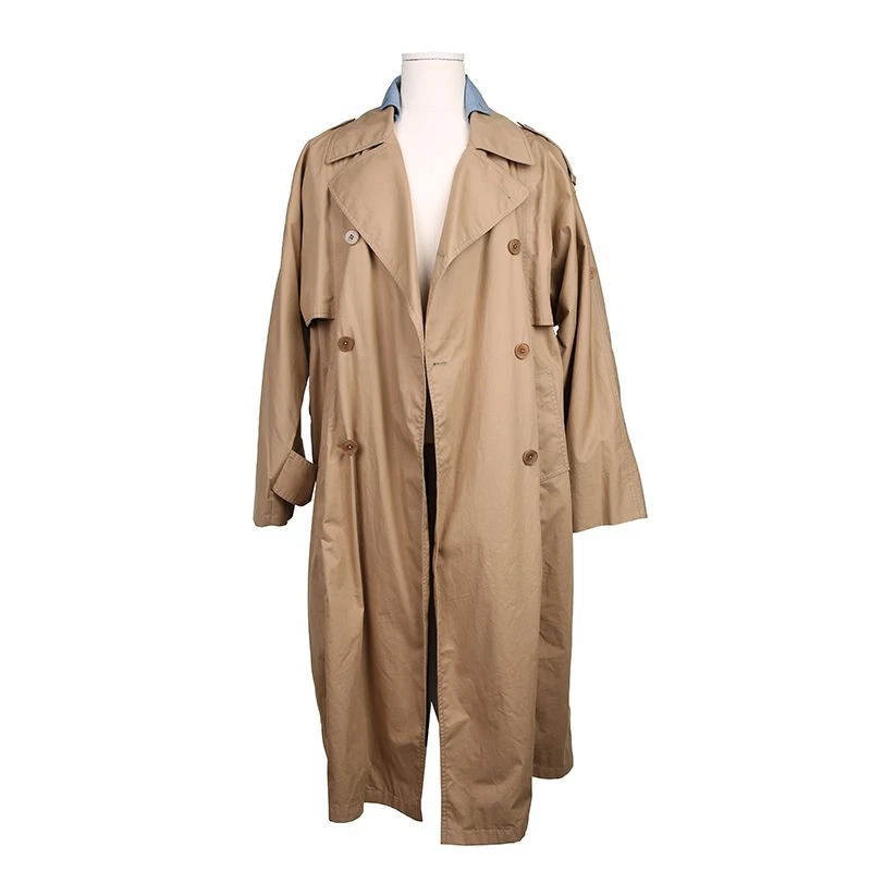 Trench cappotto denim impermeabile a strati Maison Margiela 12345 58310093