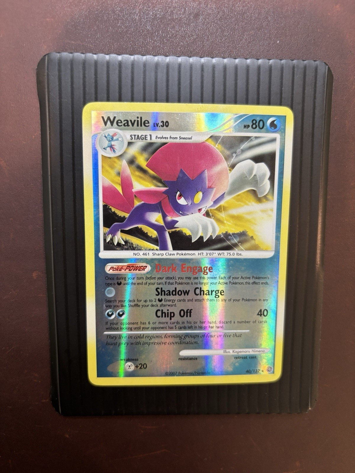 Weavile 40/132 Secret Wonders Reverse Holo English LP