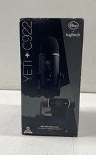 Microphone USB Blue Yeti Blackout pour pièces ne fonctionne pas réparation uniquement en l'état