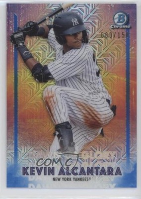 2021 Bowman Chrome Blue Refractor 80/150 Kevin Alcantara #DG-7 04cw