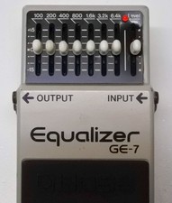 BOSS GE-7 Equalizzatore Pedale per chitarra effetto MIJ 1991 #664 ACA 12V DHL Express o EMS