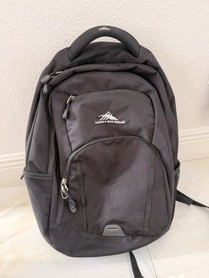 High Sierra Backpack Black Laptop School Travel Bag Lightweight Used Clean