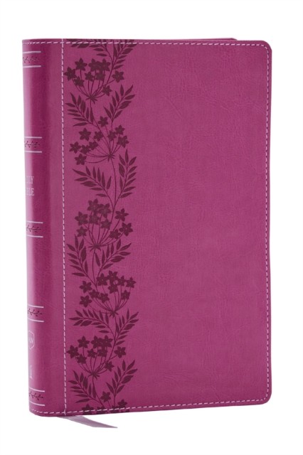 NKJV Personal Size Large Print Bible with 43,000 Cross References, Pink
