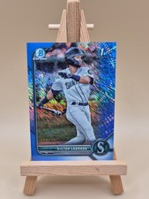 2022 Bowman Chrome Victor Labrada Blue Shimmer Refractor Seattle Mariners /150