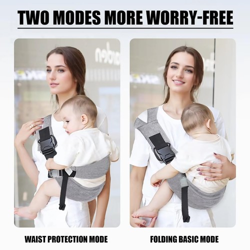 Easy to Wear Baby Sling Carrier - Compact Toddler Carrier with Adjustable Strap, - Picture 2 of 5