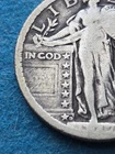 1917 D Type 2 Standing Liberty Quarter -c