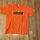 Power Equipment Echo Outdoor Power Equipment orange Tshirt large nwot