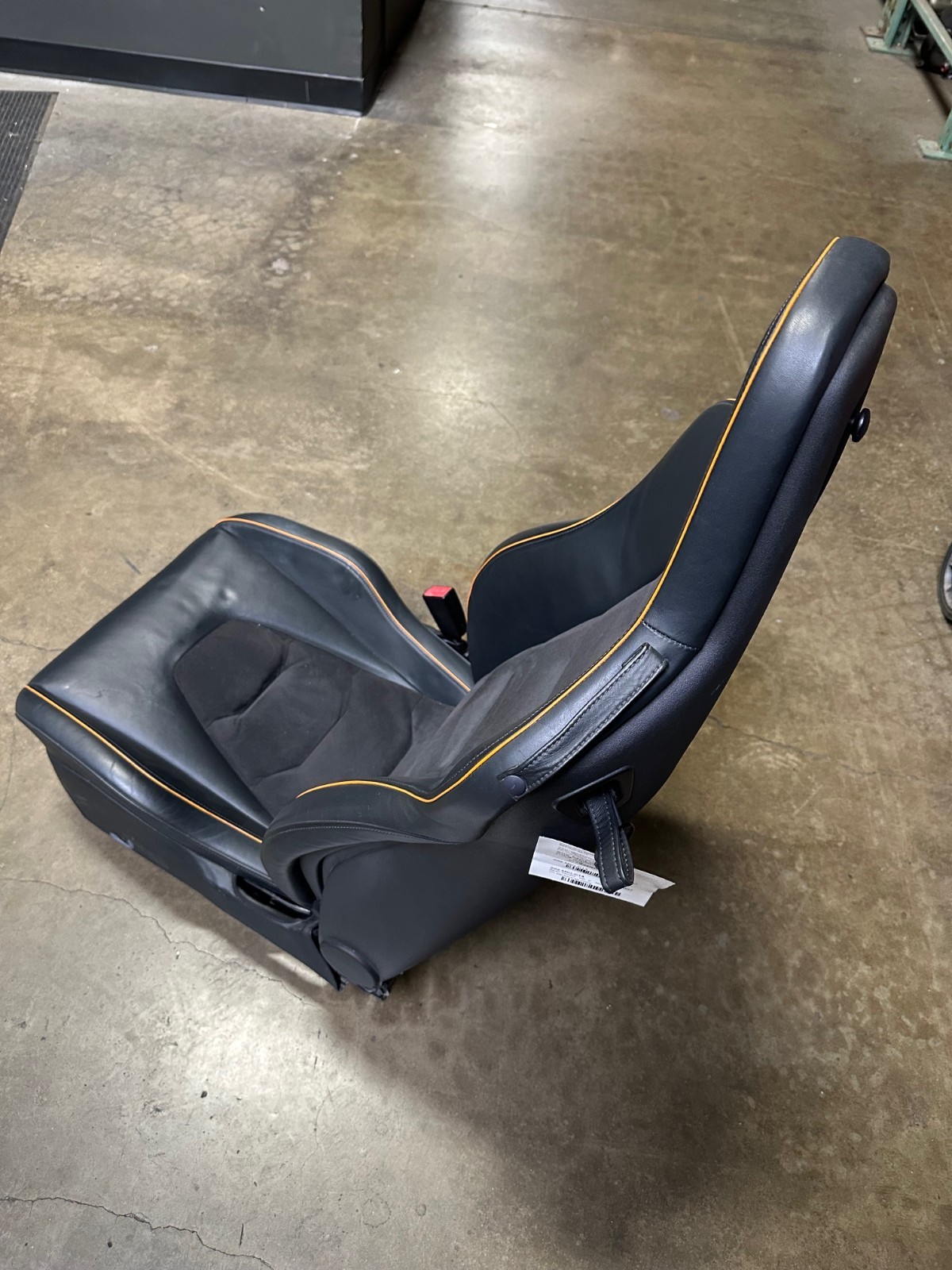 Mclaren MP4-12C, LH, Left, Front Seat, Black/Orange Piping, Used