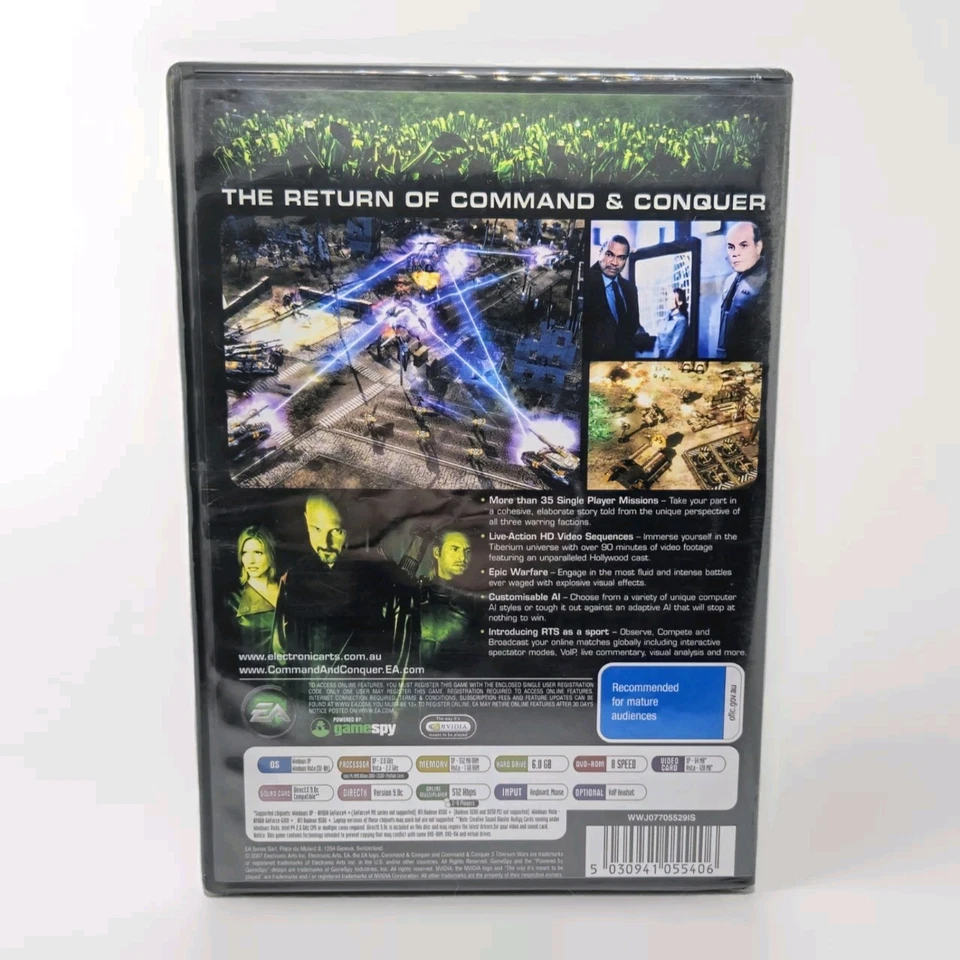 Command And Conquer 3 : Tiberium Wars PC GAME SEALED - Image 2 of 3