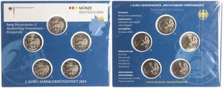 BRD 2 euro commemorativi 2024 Königsstuhl fior di conio in confezione originale