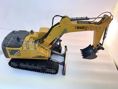 MAX Power Super Truck Excavator Toy Yellow Black Gray