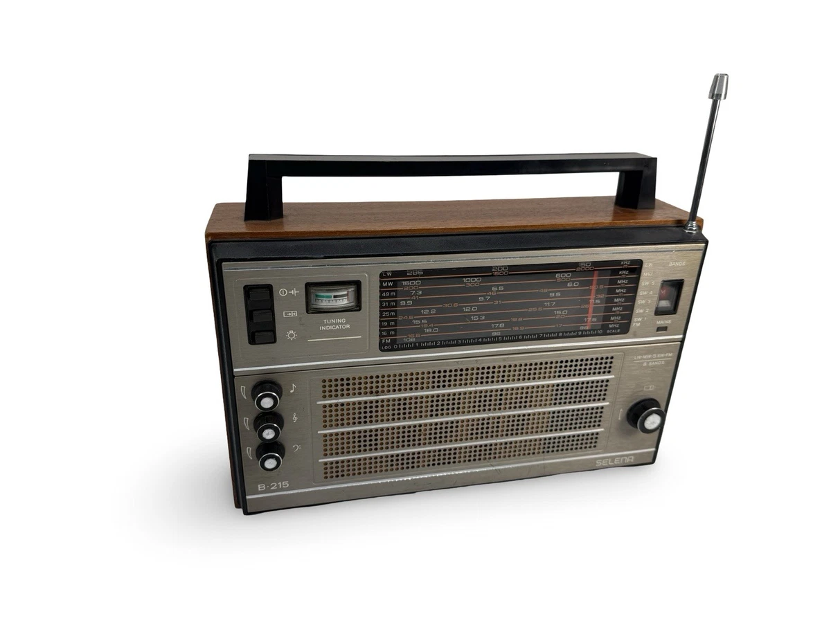 Radio Vintage En Bakélite - Modèle Touriste (URSS) - Microphone - Très Bon état