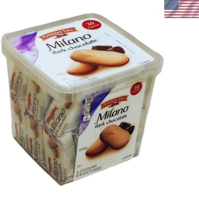 22.5 oz Dark Chocolate Cookie Tub - 30 Count for Guilt-Free Indulgence
