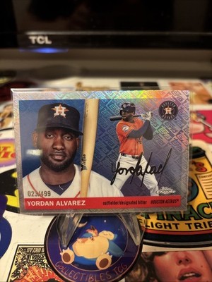 Yordan Alvarez 2025 Topps Chrome Platinum Anniversary Topps Refractor /499 #14