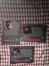 Arnold Schwarzenegger TERMINATOR T2 Movie Various Collector Trading Cards RARE!
