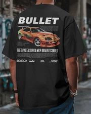 Toyota Supra Fan Art Graphic Tee • 100% Cotton Unisex Shirt