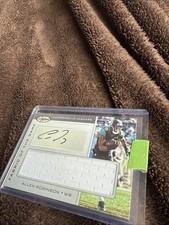 2017 Certified Fabric of the Game Signatures 31/49 Allen Robinson Auto