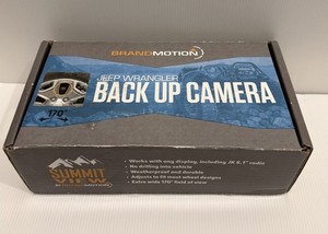 Jeep Wrangler Backup Camera Brandmotion 9002-8838 Kit ForPart Untested Looks New
