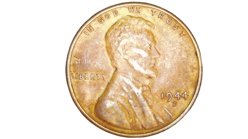 1944-D/S Lincoln Cent OMM 1 FS-511 VF