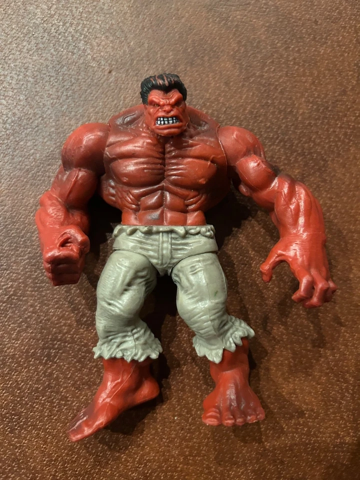 Figura de Acción Universo Marvel RED HULK 5" Serie Uno Muscular Ajustable Foto 2 de 4