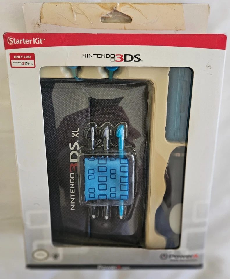 New PowerA Starter Kit for Nintendo 3DS XL - Blue - Sealed Package (Aged Blister - Image 2 of 4