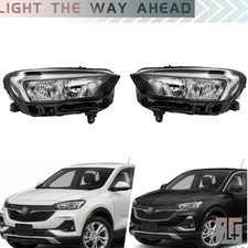 For Buick Encore GX 2020-2023 Halogen LED DRL Headlights Headlmps Set Left+Right