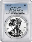 2013-W $1 American Silver Eagle West Point Mint Set Reverse PR69 PCGS