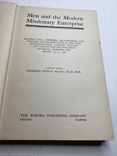 Men and the Modern Missionary Enterprise 1907 Hardcover - Picture 9 of 20