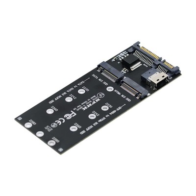 SFF-8654 to U2 Kit NGFF M-Key to Slimline SAS NVME PCIe SSD SATA Adapter for ...