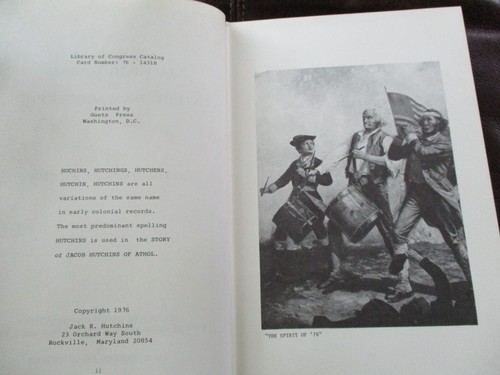 Jacob Hutchins of Athol - Revolutionary Soldier - Jack Hutchins - Scarce 1976 B9 - Picture 6 of 17