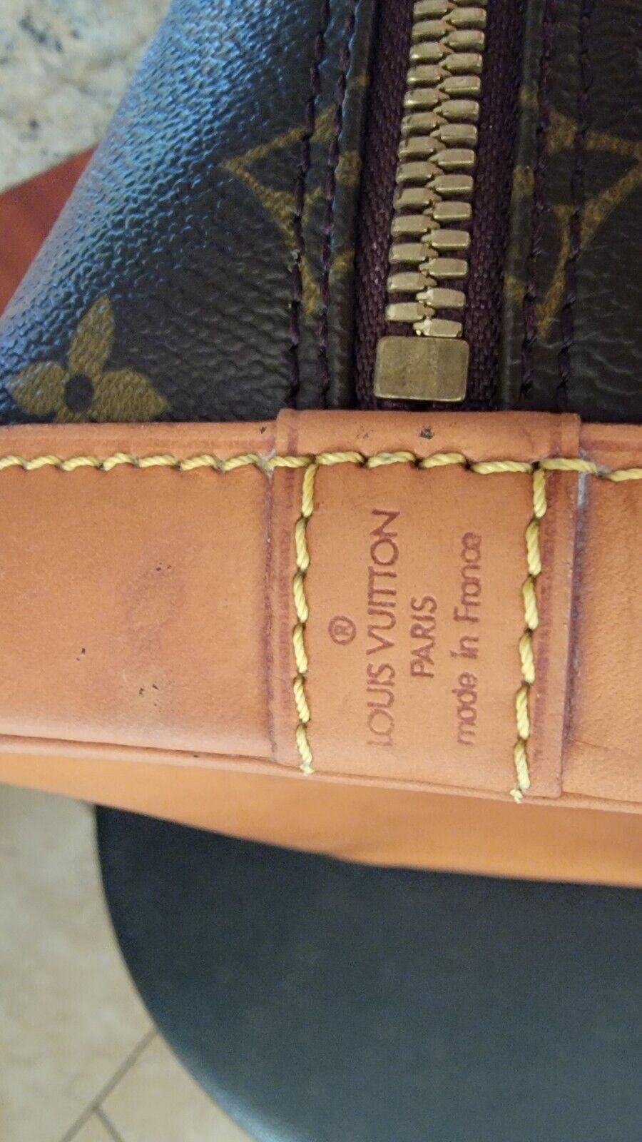 Authentic  Louis Vuitton Alma PM With The Lock. - image 2