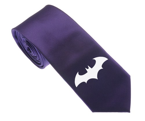 Cool Batman Men Woven Skinny Groom 2.5" Party Tie Necktie Cufflink Cuff Link - Picture 6 of 29