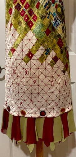 Save The Queen Multi Media Backless Dress Sz S~Made In Italy ~ NWT~ Rare - Picture 3 of 12