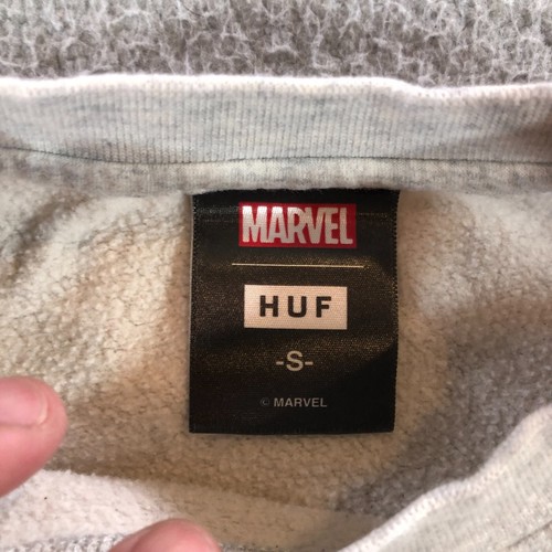 marvel huf sweatshirt kids S gray comic ghostrider wolverine venom - Picture 8 of 16