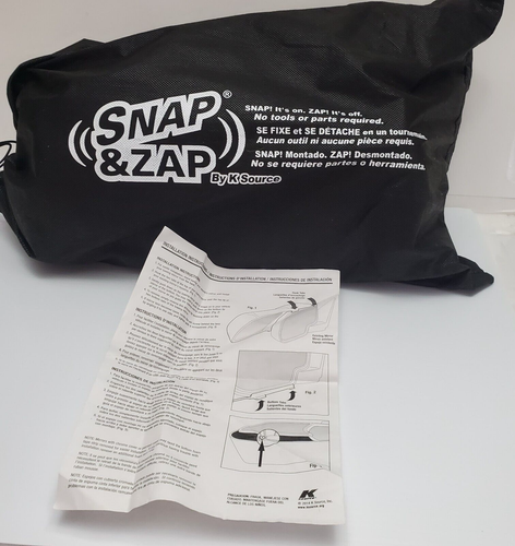 Snap & Zap Clip-on Custom Fit Towing Mirror 02-08 Dodge Ram 1500, 03-09 25-3500 - Picture 3 of 6