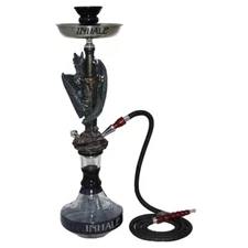 Dragon on a Sword Hookah by INHALE - 1 Hose, black
