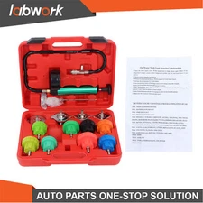 Labwork Radiator Pump Pressure Leak Tester Detector Coolant System Test Tool Kit