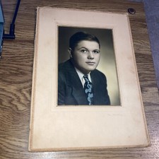 Vintage Photo of Young man in suit & Tie, Portrait- Roy Hirshburg #2