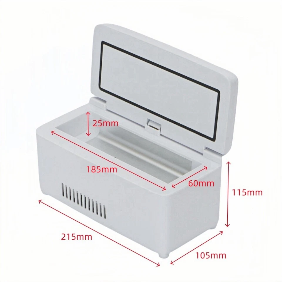 Tragbarer Insulinkühler 0-18°C Kühlbecher Medizin Kühler Kühlbox für Reisen LED - Bild 4 von 4