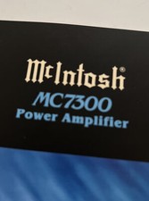 Amplificatore McIntosh MC 7300 SCHEDA TECNICA ORIGINALE RIVENDITORE