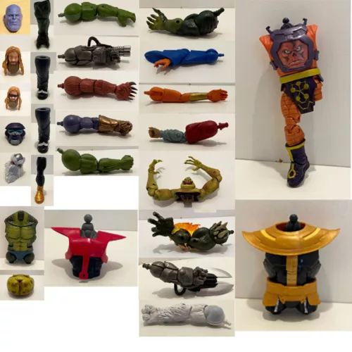 Marvel Legends BAF Parts - Mojo Terrax Zola Thanos Hulk Uatu Xemnu Thor Mandroid